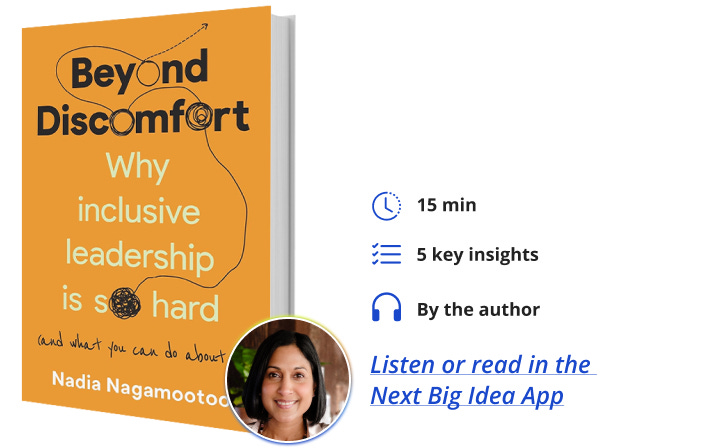 Beyond Discomfort Nadia Nagamootoo Next Big Idea Club