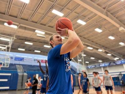 Brycen Doughty returns to basketball practice after cancer diagnosis