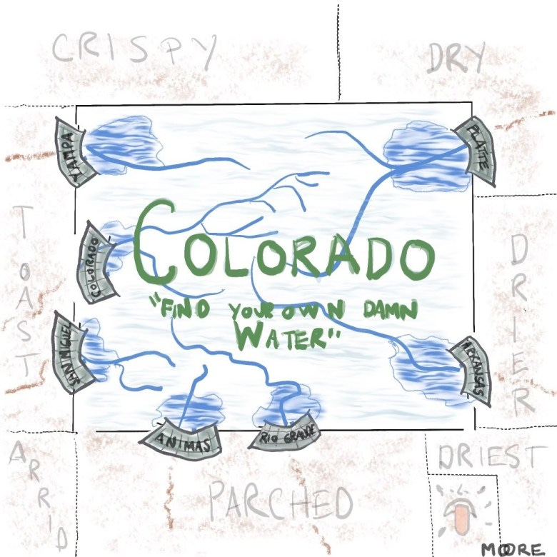 Colorado with all of its rivers dammed