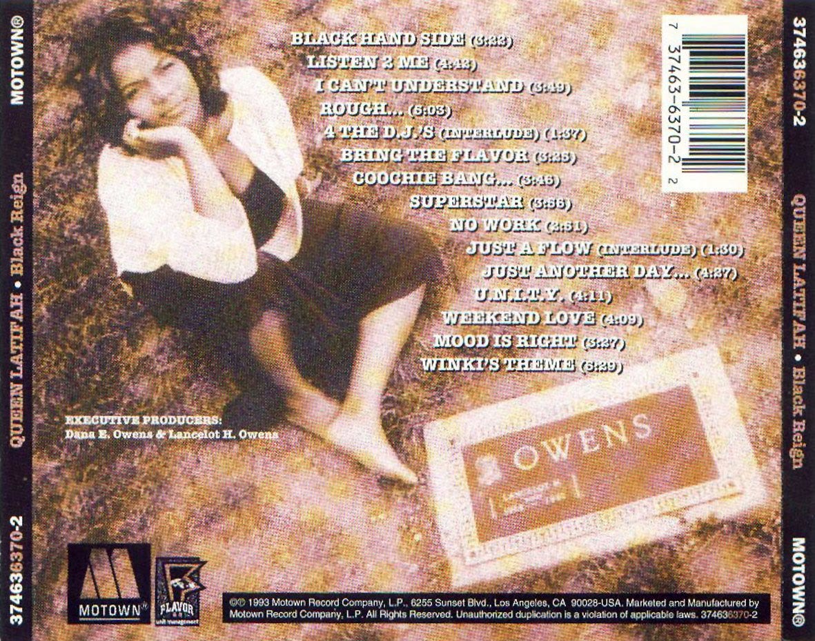 CARATULAS DE CD DE MUSICA: Queen Latifah Black Reign (1993)
