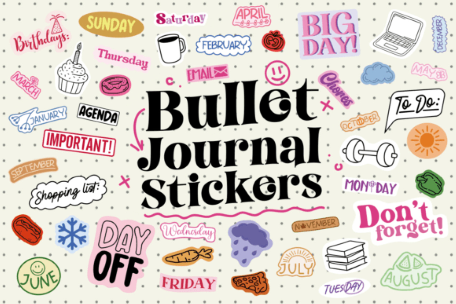 BULLET JOURNAL STICKER SET-Free Download