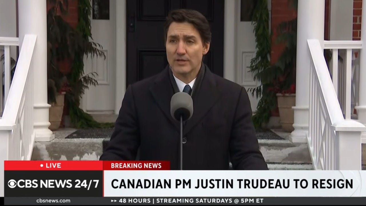 Justin Trudeau Resigns As Prime Minister Of Canada - Anthony Brian Logan