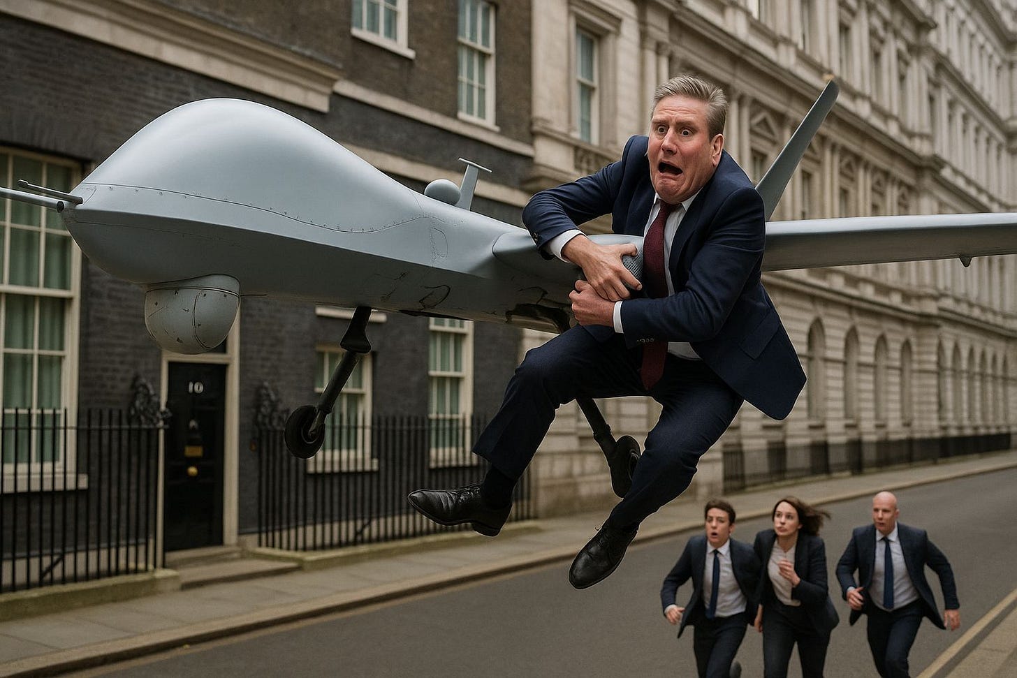 Keir Starmer Test Flying Military Drone