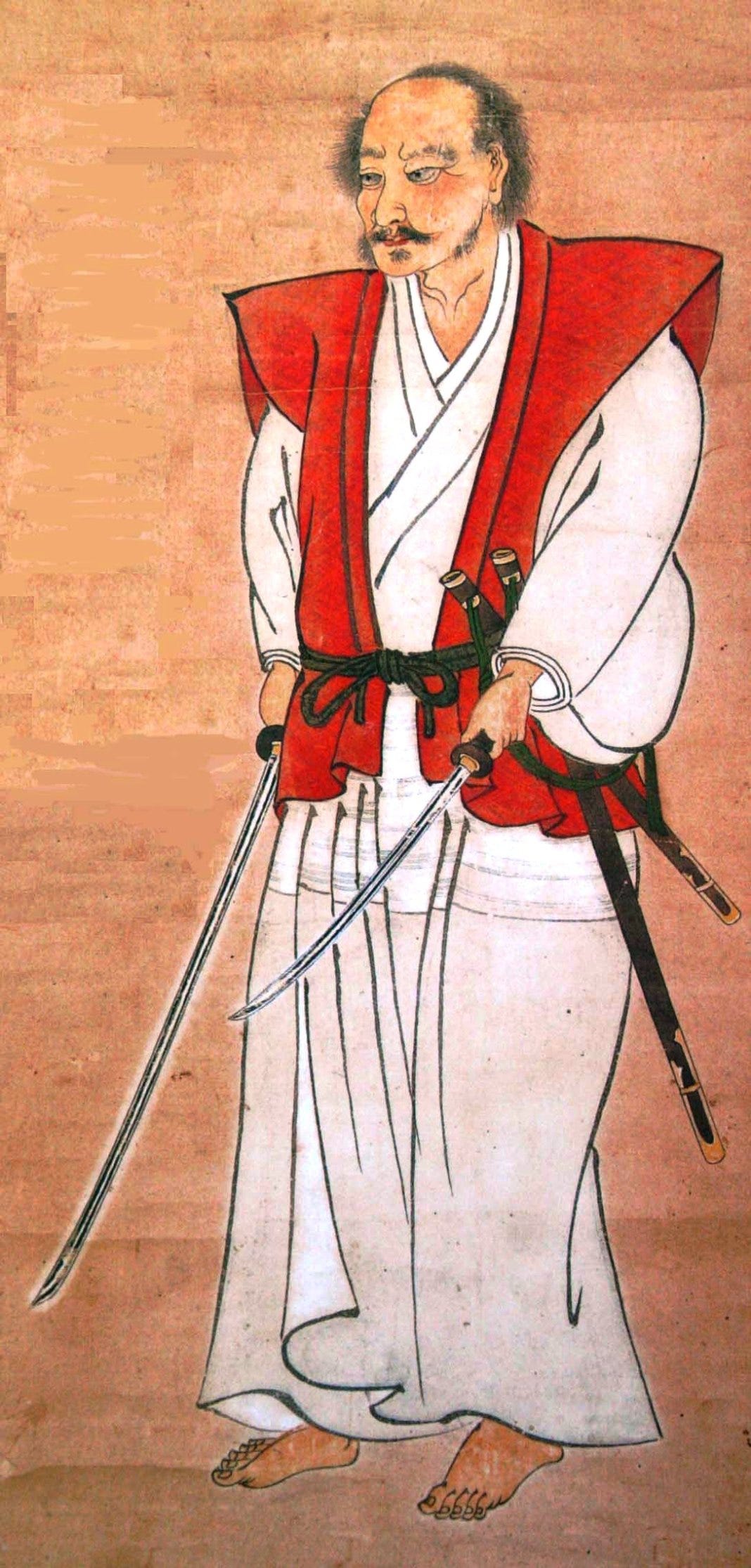 Self-Portrait Of Miyamoto Musashi (c. 1584 –1645) - The Historian's Hut