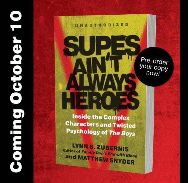 The Boys book supes aint always heroes on mttg lynn zuberniss