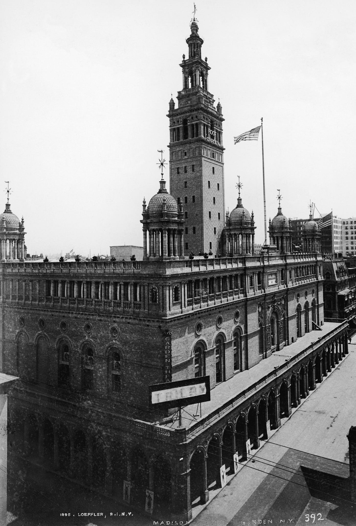The second iteration of Madison Square Garden, 1890-1925 : r/architecture