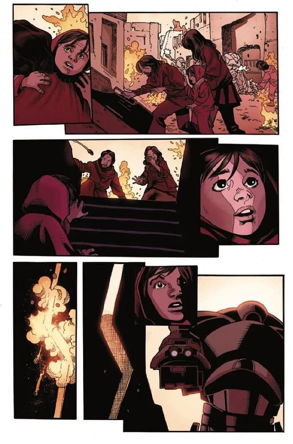 Interior preview page from STAR WARS: THE MANDALORIAN #8 SARA PICHELLI COVER