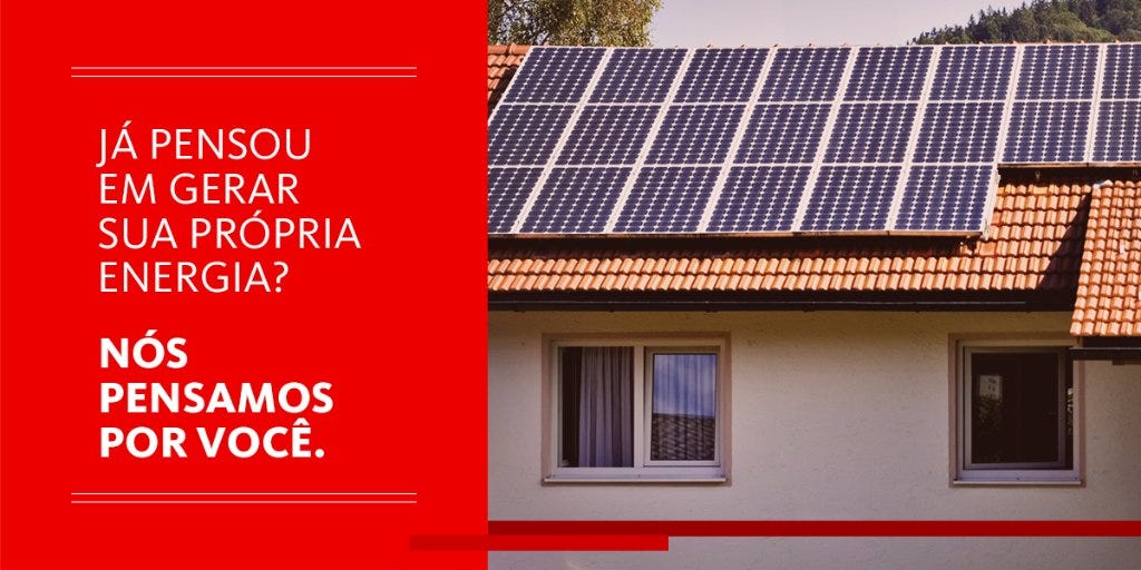 Santander Brasil on X: "Quer ter um sistema solar fotovoltaico na sua  residência ou empresa e gerar sua própria energia? O Santander lançou o  Financiamento CDC Socioambiental Solar para você ter essa
