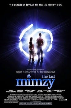 The movie poster for "The Last Mimzy"