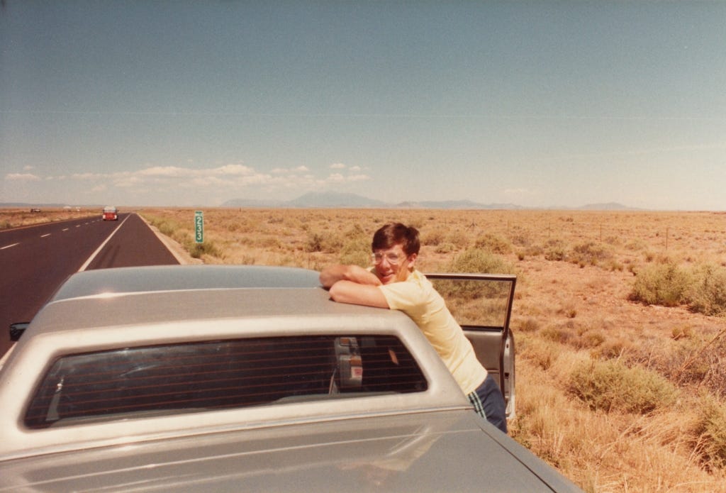 Paul in New Mexico, 1983