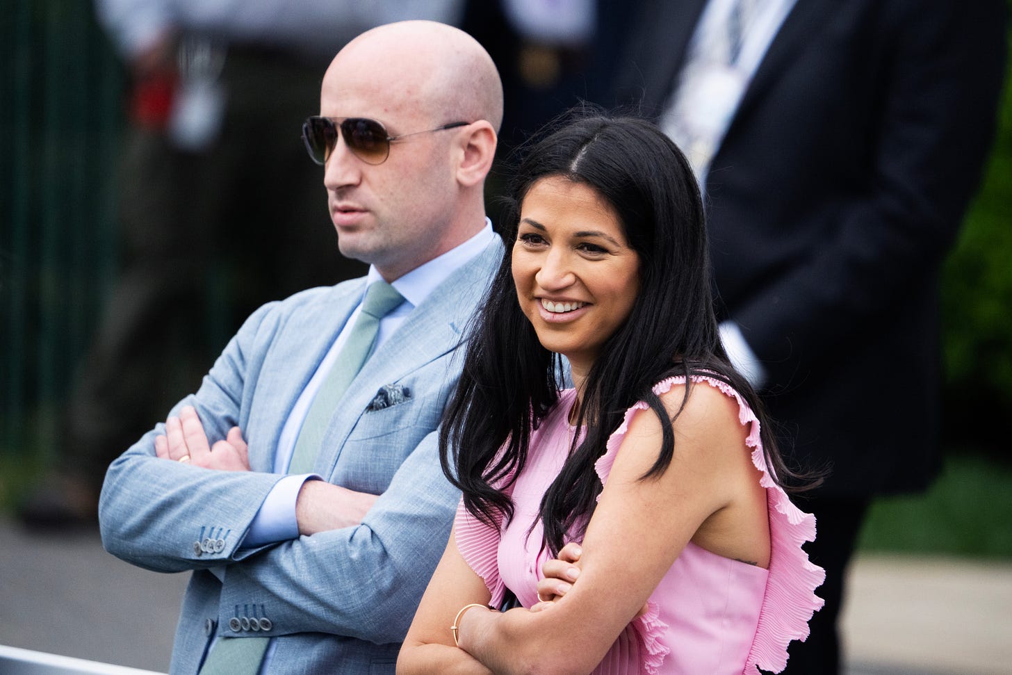 Stephen Miller's wife leaves the White House to work for Elon Musk 'full  time' | The Independent