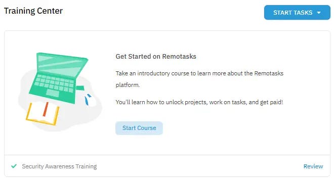 It is relatively easy to get started on Remotasks