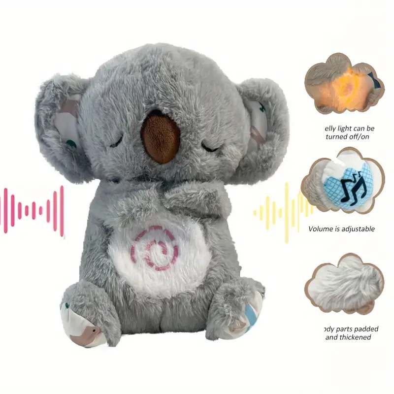 cuddly koala plush toy soft polyester cartoon animal stuffed doll perfect for bed sofa pillow ideal christmas gift for teens adults 2