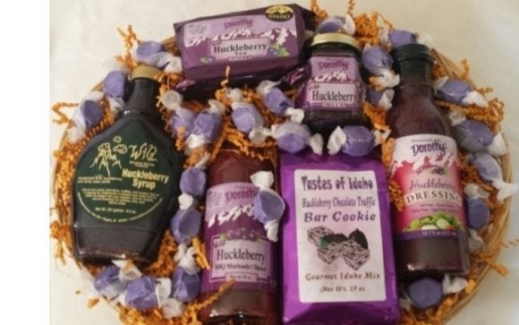 Huckleberry gift basket