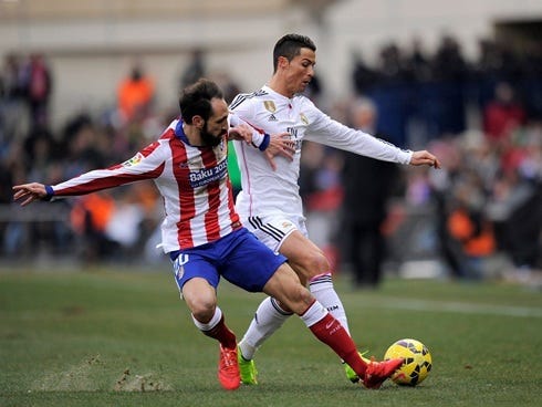 atletico madrid vs real madrid cristiano ronaldo back from ban 2015 la liga