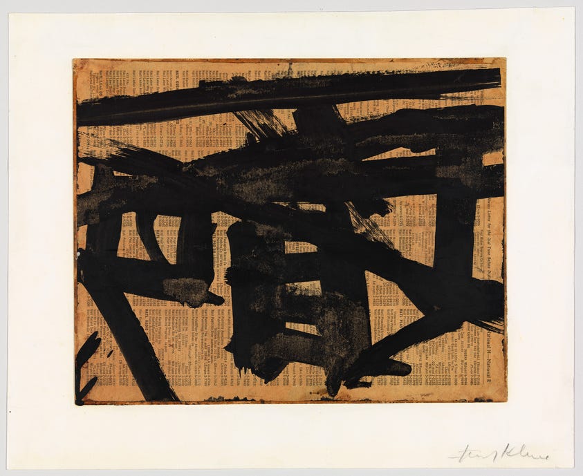 Franz Kline | Untitled (Study for Mahoning) | Whitney Museum of American Art