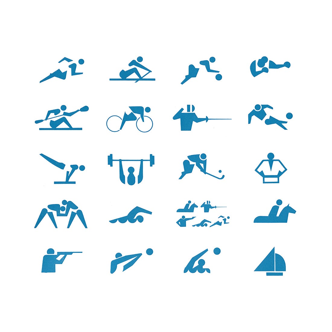 Pictograms for Tokyo 1964