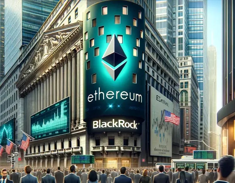 Ethereum Hits $2,100 on BlackRock ETF Announcement