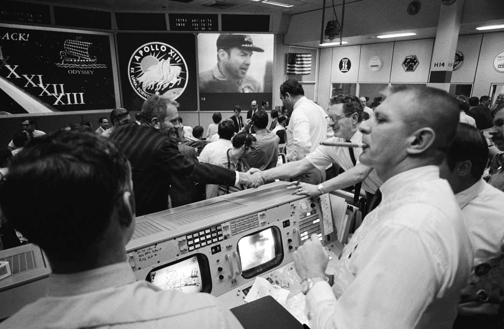 Celebration in Mission Control - NASA