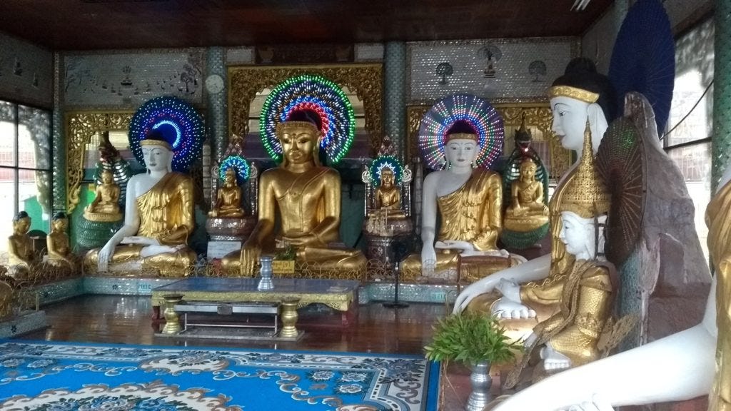 Buddhas with decorations