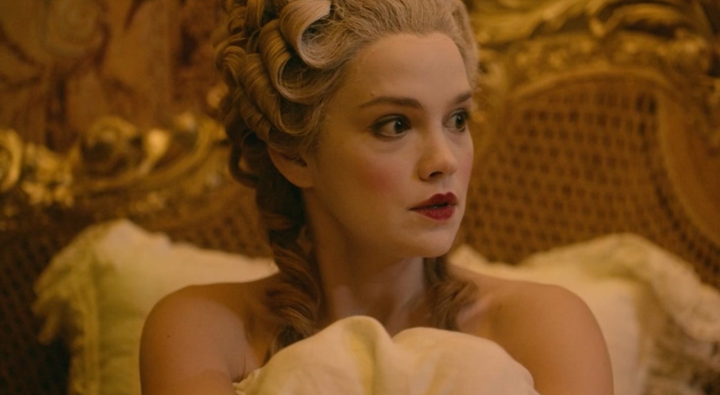 Emilia Schule plays Marie Antoinette in Queen of France