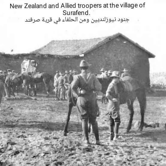 New Zealand and Allied troopers at Surafend