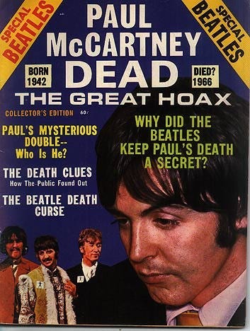 Did Paul McCartney die in 1966?. Conspiracy theorist convinced that… | by  Kieran McGovern | Did that really happen? | Medium