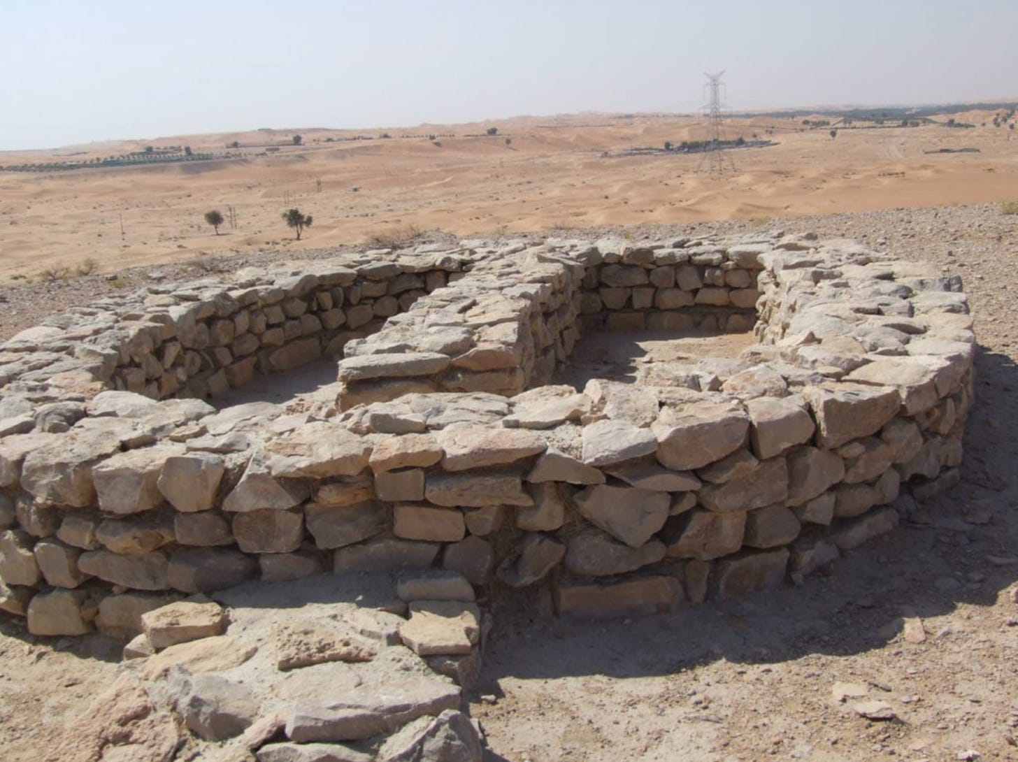 Iron age grave site at Bida Bint Saud
