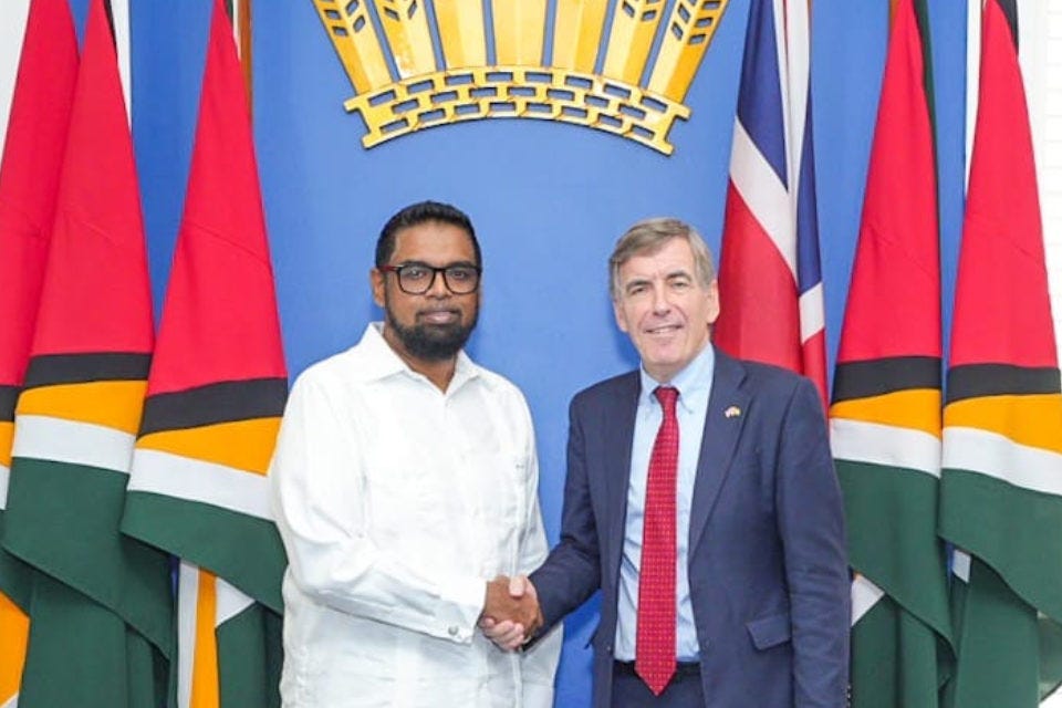 Secretario británico ofrece a Guyana su apoyo en la disputa