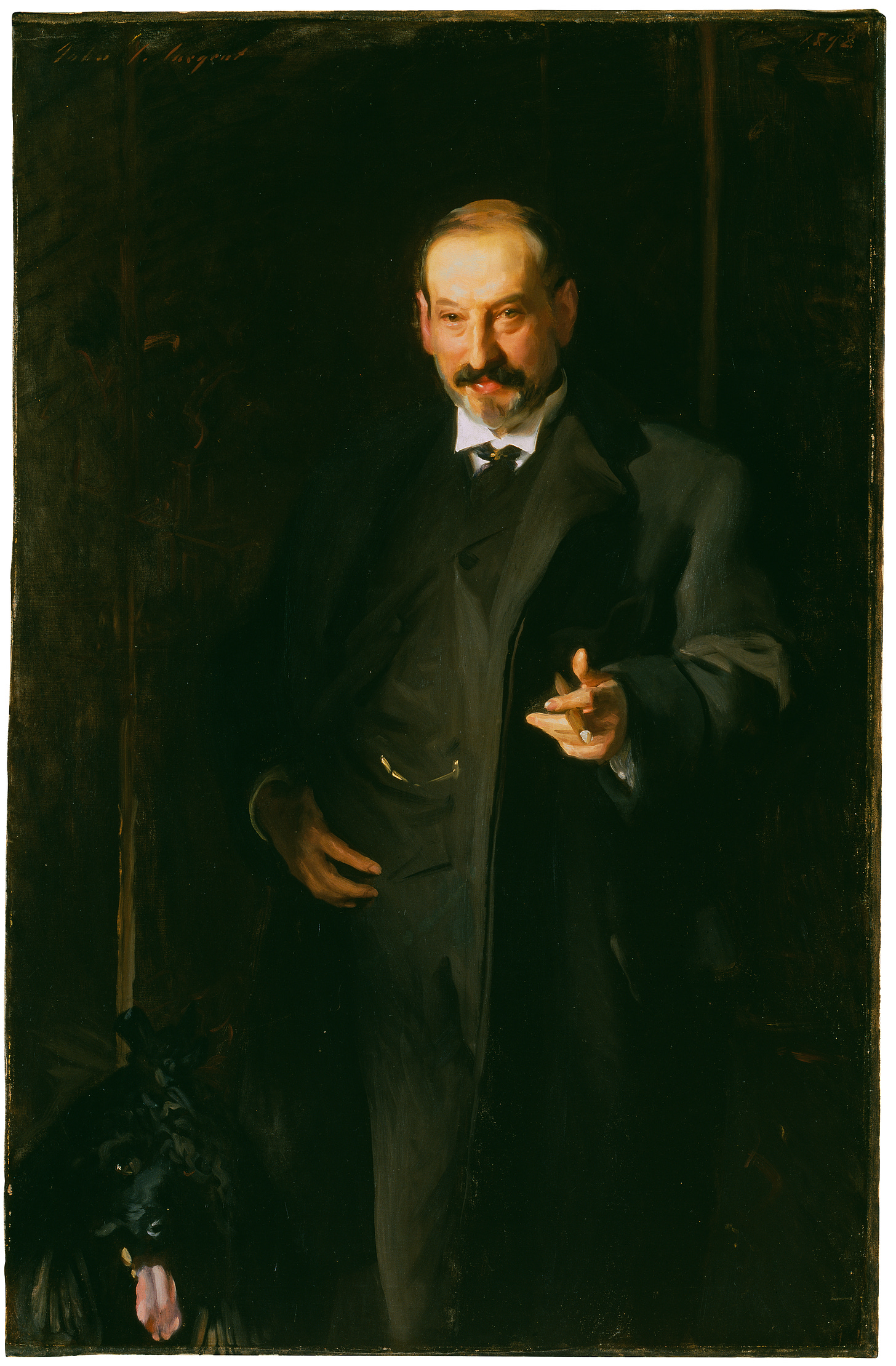 “Asher Wertheimer” a painting by John Singer Sargent.