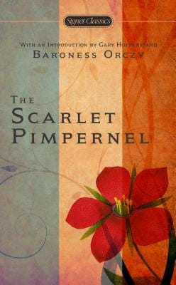 Book cover: The Scarlet Pimpernel