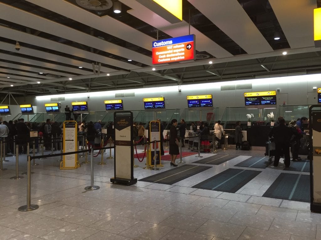 London Heathrow Terminal 4 Check In