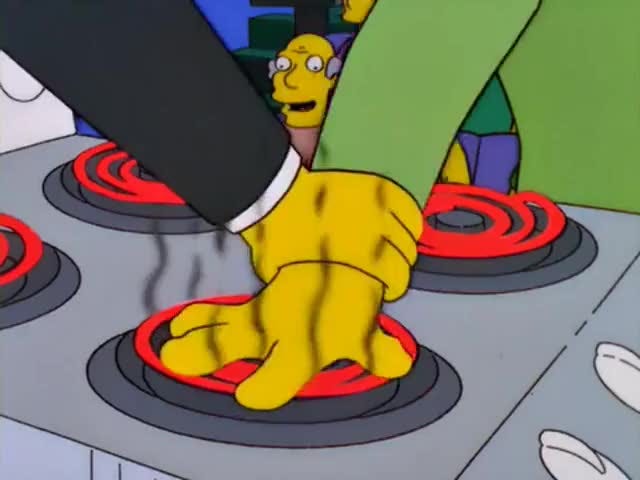 YARN | - Touch the stove. - Aah! | The Simpsons (1989) - S14E03 Comedy |  Video clips by quotes | 4d03a0e9 | 紗