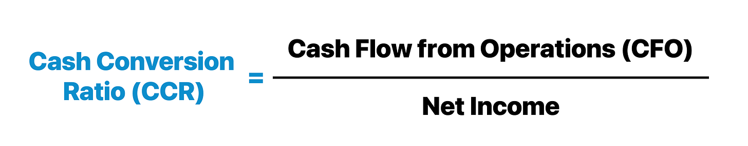 Cash Conversion Ratio (CCR) | Formula + Calculator