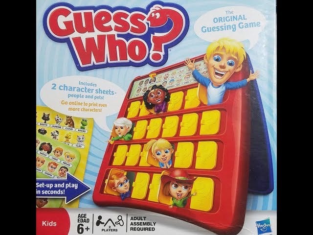 Guess Who? Board Game (2009, Hasbro) -- What's Inside - YouTube