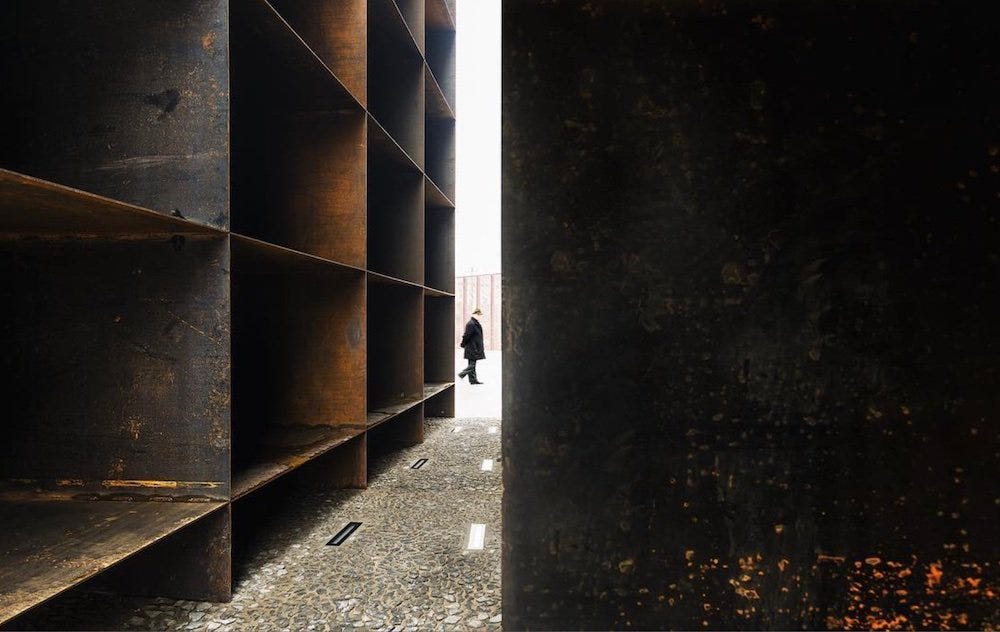 Bologna Shoah Memorial by SET Architects, 2016 - Photo via IG by @simonebossiphotographer, follow @setarchitects.