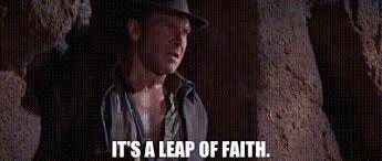 YARN | It's a leap of faith. | Indiana Jones and the Last Crusade (1989) |  Video clips by quotes | 67141a22 | 紗