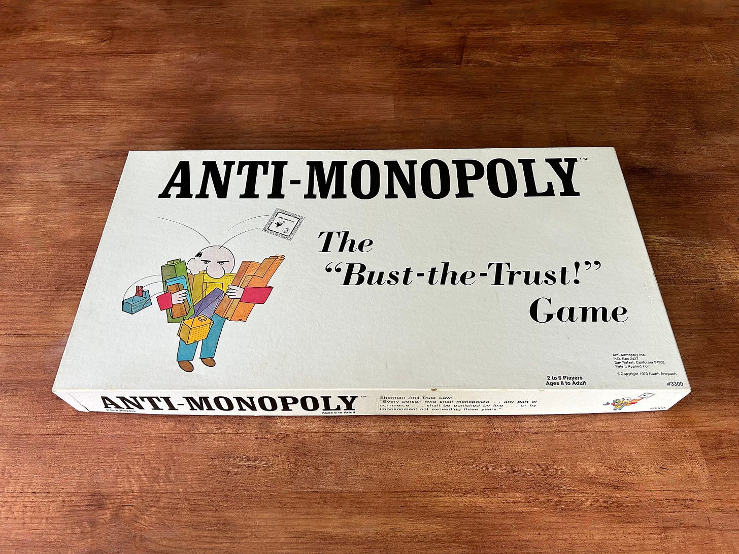 Vintage Board Game Anti-monopoly the Bust-the-trust Board Game Anti-monopoly  Board Game 1973 in English - Etsy