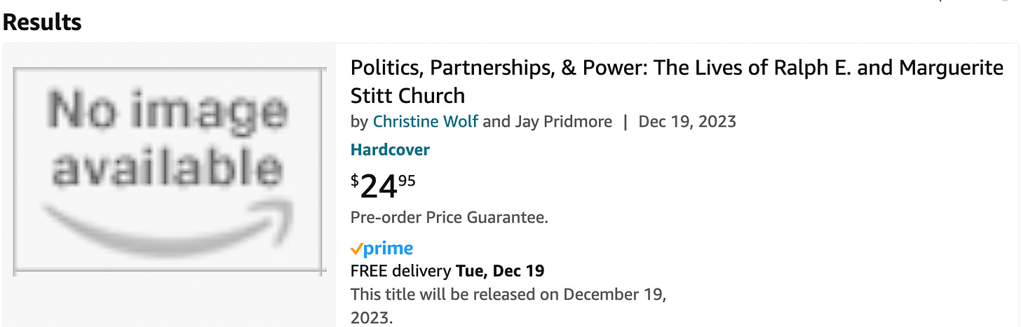 Screenshot of the Amazon listing for my first book Politics, Partnerships, & Power