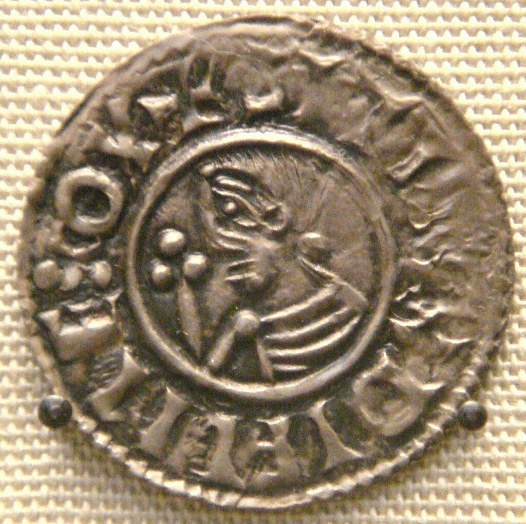 a silver coin from Ireland depicting king Sihtric of Dublin