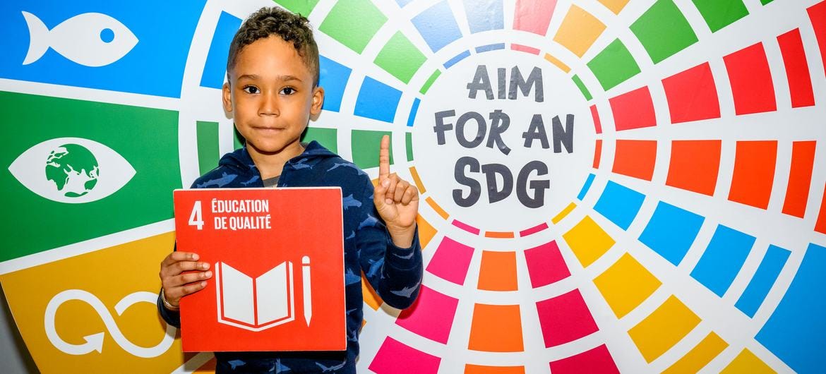 The UN says that progress on half of all SDG targets is weak and insufficient.