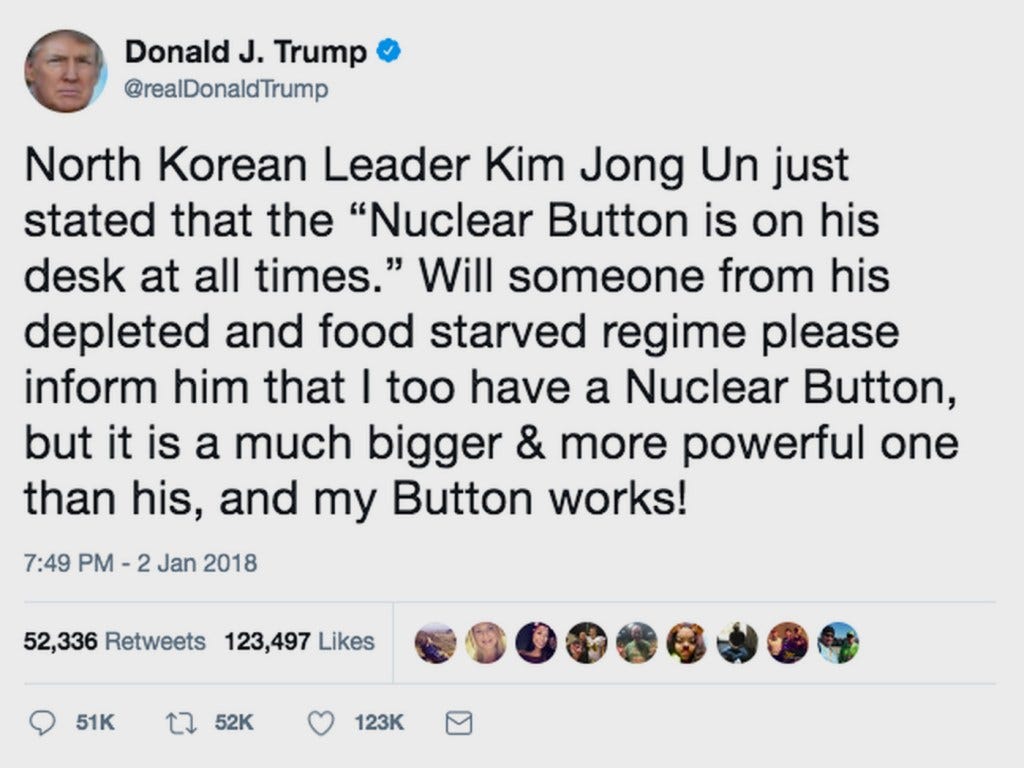 Trump Almost Started a Nuclear War via Twitter