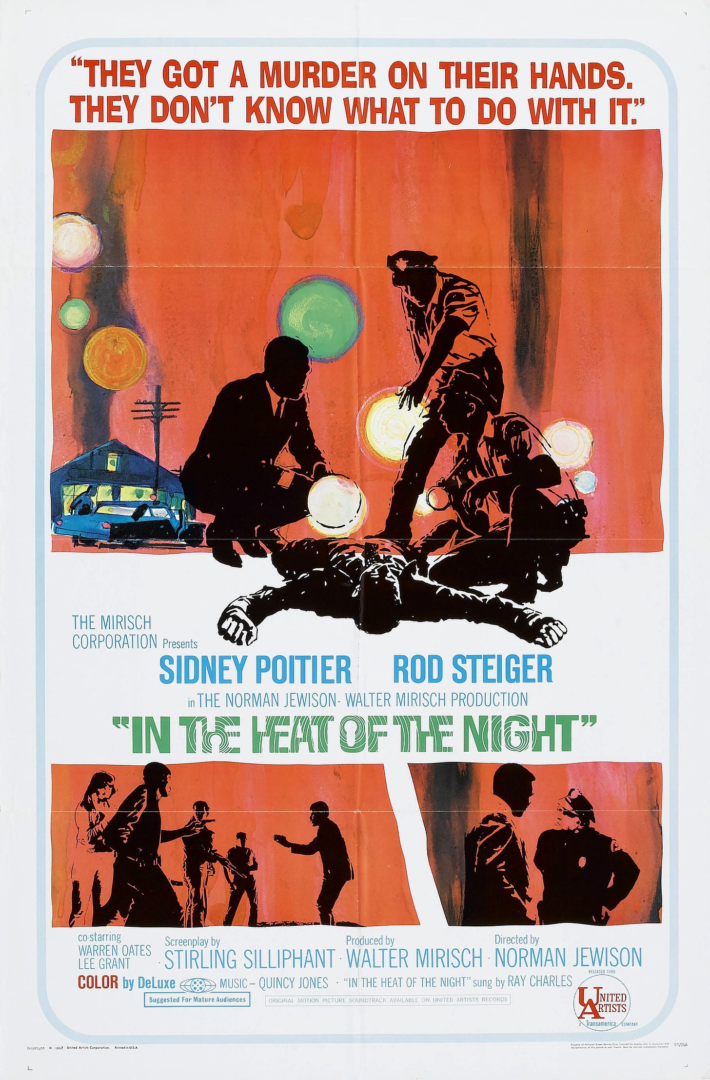 In the Heat of the Night (#1 of 2): Mega Sized Movie Poster Image - IMP ...