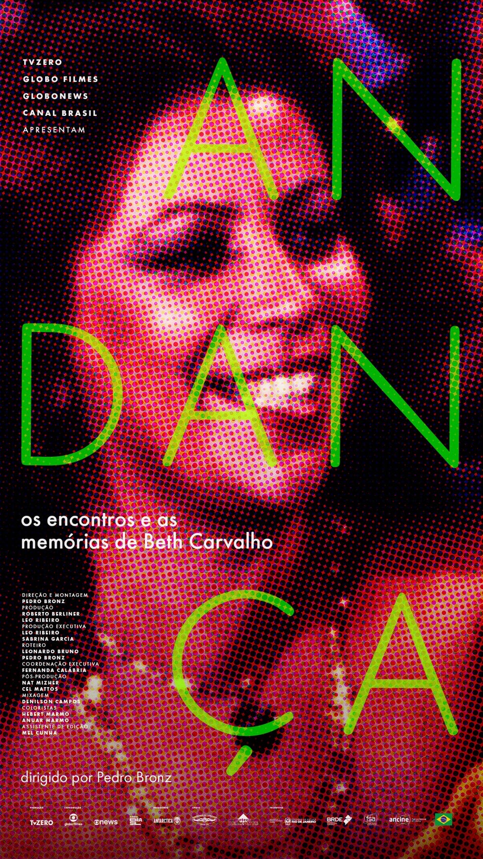 Cartaz de Andança – Os Encontros e as Memórias de Beth Carvalho — Foto: Acervo/Globo Filmes