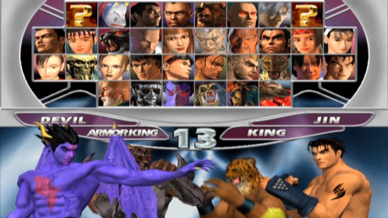 Tekken Tag Tournament All Characters [PS2] - YouTube