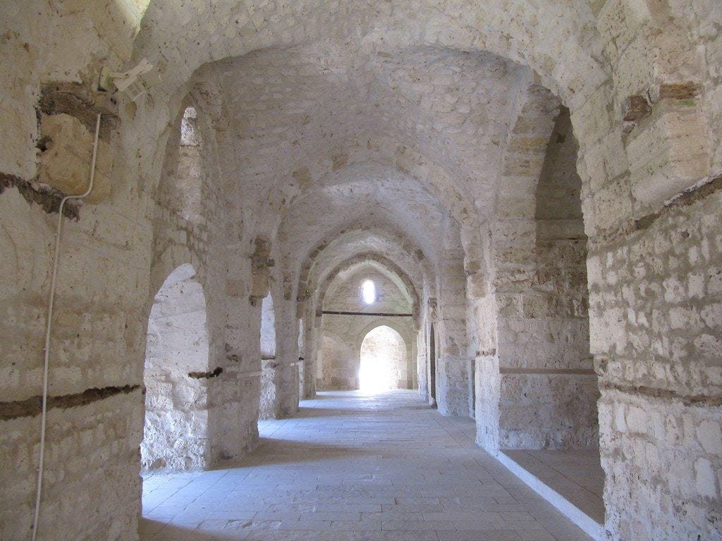 Inside citadel in Alexandria