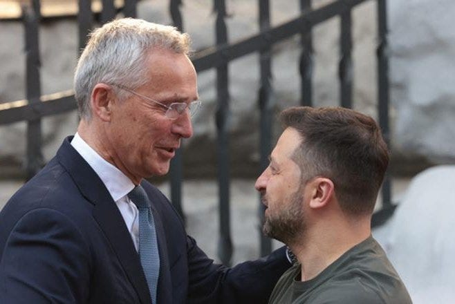 NATO boss: Ukraine closer to alliance 'than ever' as Russia reduced to  Iran, North Korea deals