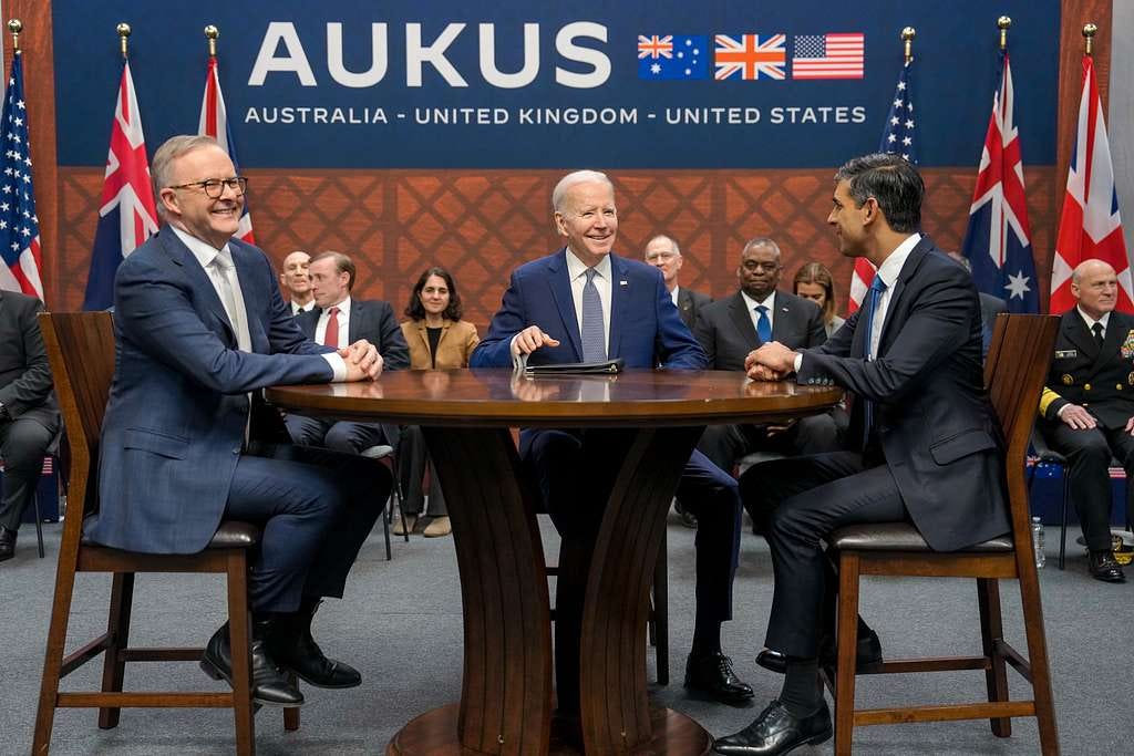 President Joe Biden meets with Prime Minister Anthony Albanese of Australia and Prime Minister Rishi Sunak of the United Kingdom