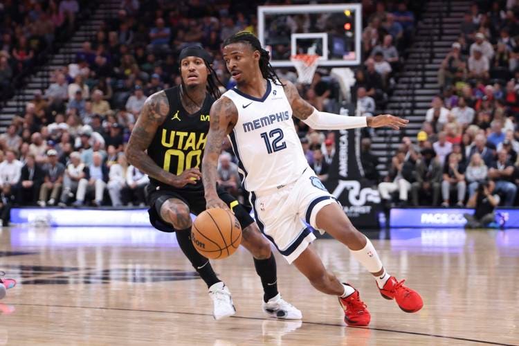 Ja Morant has 22 points and 10 assists in return, leads Grizzlies to  season-opening win over Jazz | | eagletribune.com