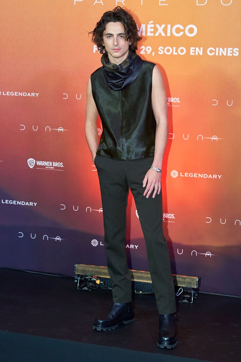 Timothee Chalamet Rocks Silky Tank Top While Promoting 'Dune' in Mexico |  Us Weekly